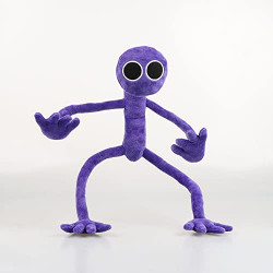 Rainbow Friends Plush, 30cm/11.8inch a Fun Plush Toy, The Perfect for Boys and Girls. (Purple)
