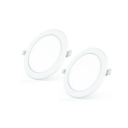 Polycab 6W LED Panel Light Scintillate Edge Slim Round Smart Offers Bright Lumination Long Lifespan No Harmful Radiation (Neutral White, 4000K, 2 PCS, Cut Out: 3.93 inches)