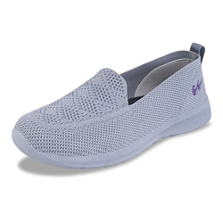 Campus Women's JITTERS L.Gry/Voilet Walking Shoes - 4UK/India 22L-916