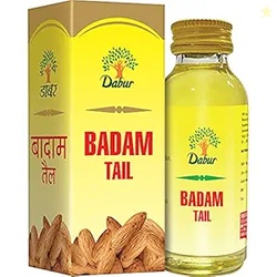 Dabur Badam Tail : Sweet Almond Oil | Rich in Vitamin -E for Healthy Skin , Hair and Body - 100ml